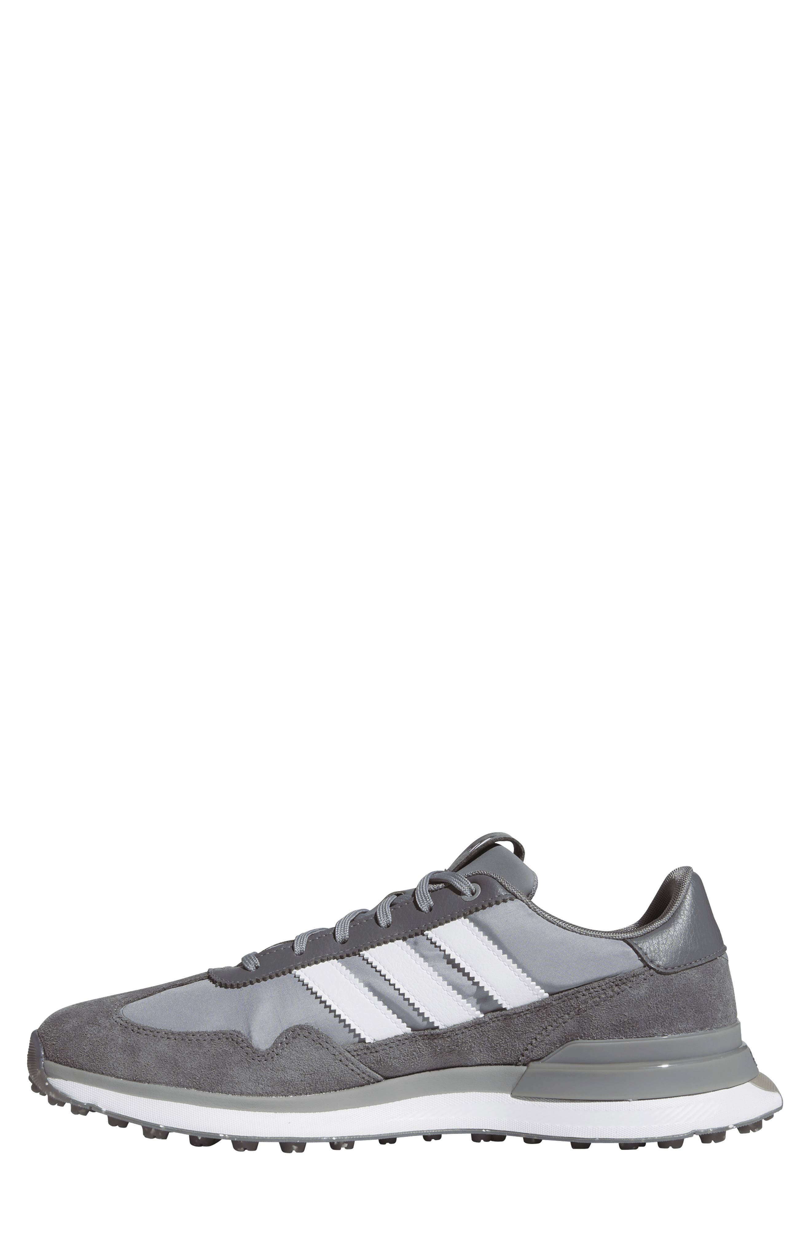 adidas S2G 26 Waterproof Spikeless Golf Shoe, Alternate, color, Grey/ White/ Grey