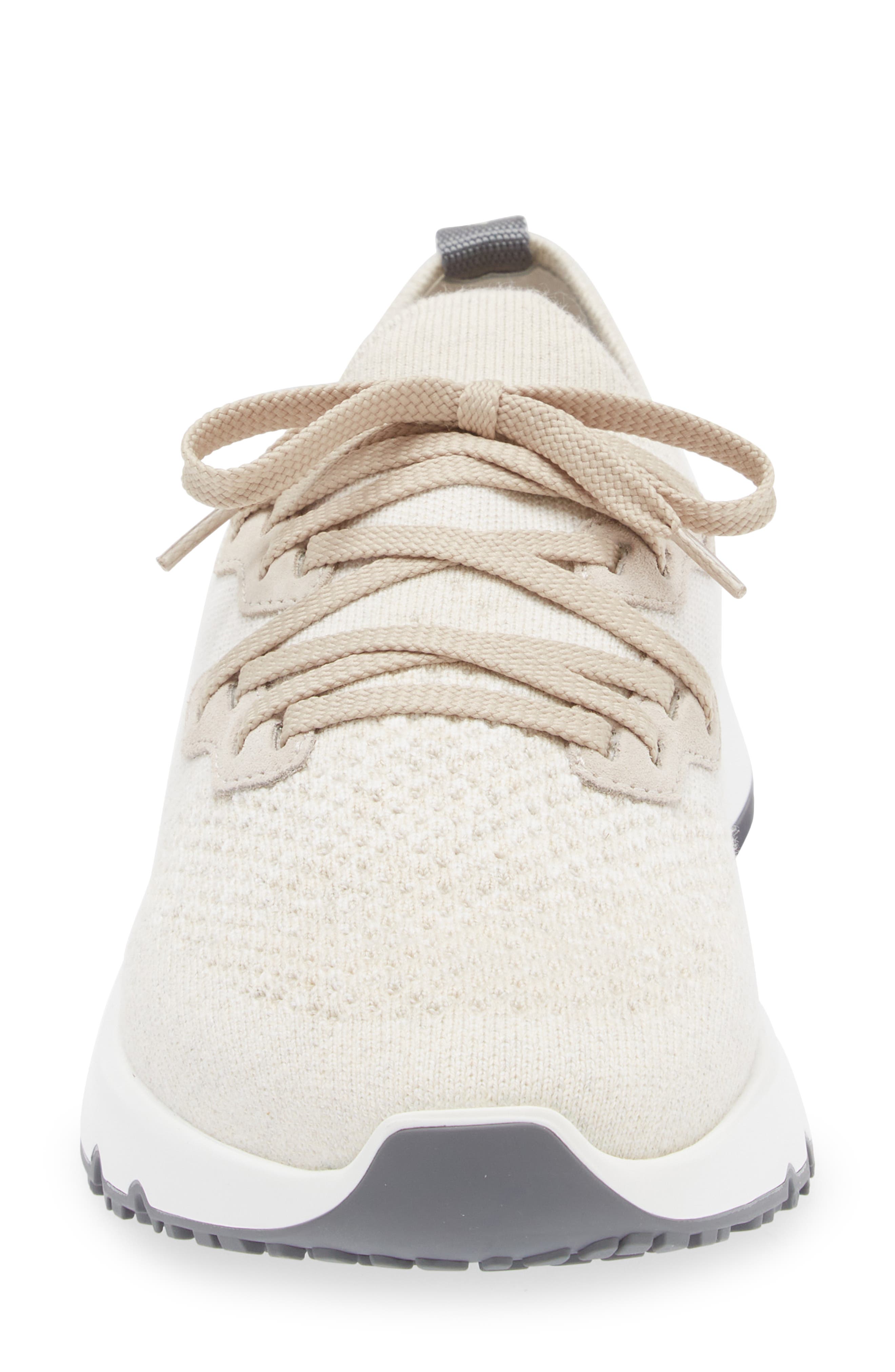 Brunello Cucinelli Mélange Knit Runner Sneaker, Alternate, color, 