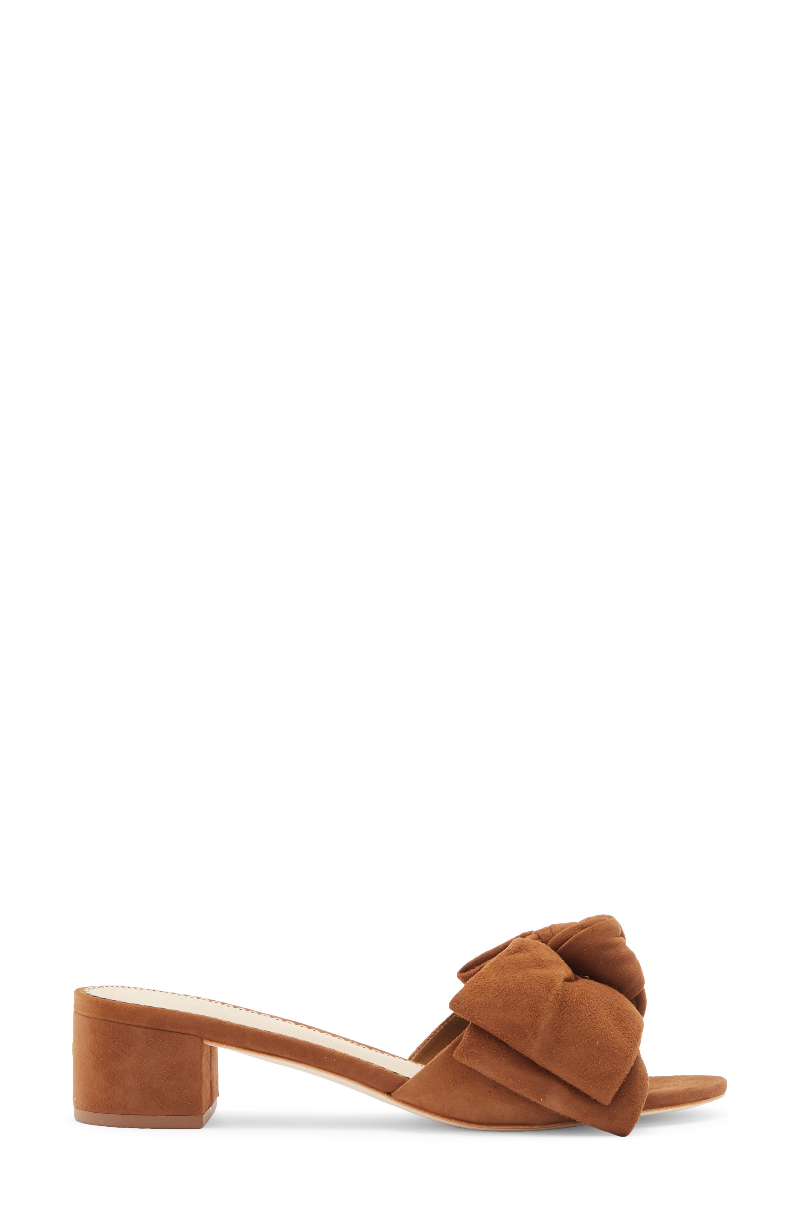 Faith Suede Slide Sandal, Alternate, color, TOFFEE