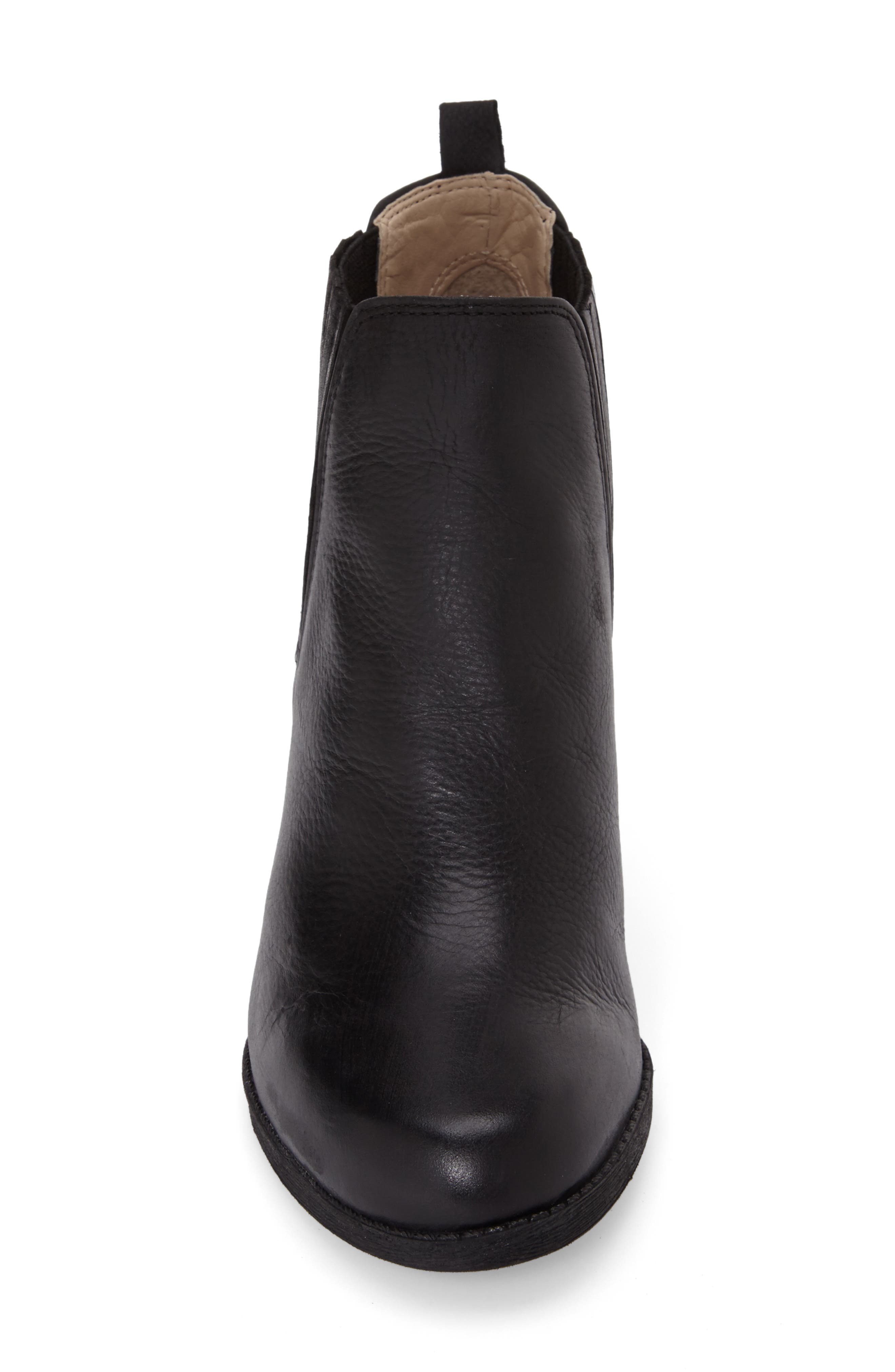 Original Collection 'London' Block Heel Bootie, Alternate, color, BLACK LEATHER