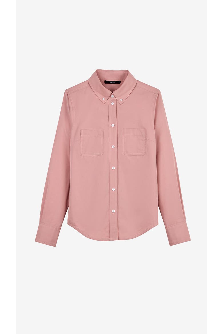 Button Down Shirt, Alternate, color, Vintage Rose