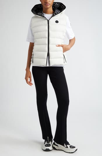 ♪直営店♪Moncler ALITERSE DOWN GILET Black Aliterse Hooded Down Vest - Vests for Women | Moncler US
