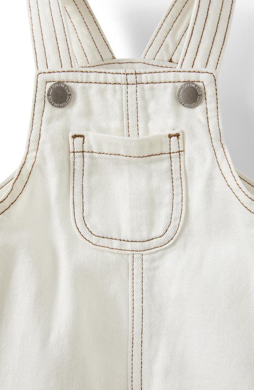 Cotton On Kids Elliot Denim Shortall In Ecru