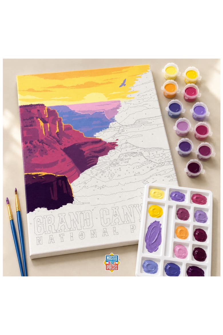 Grand Canyon Paint by Number, Alternate, color, Multicolor