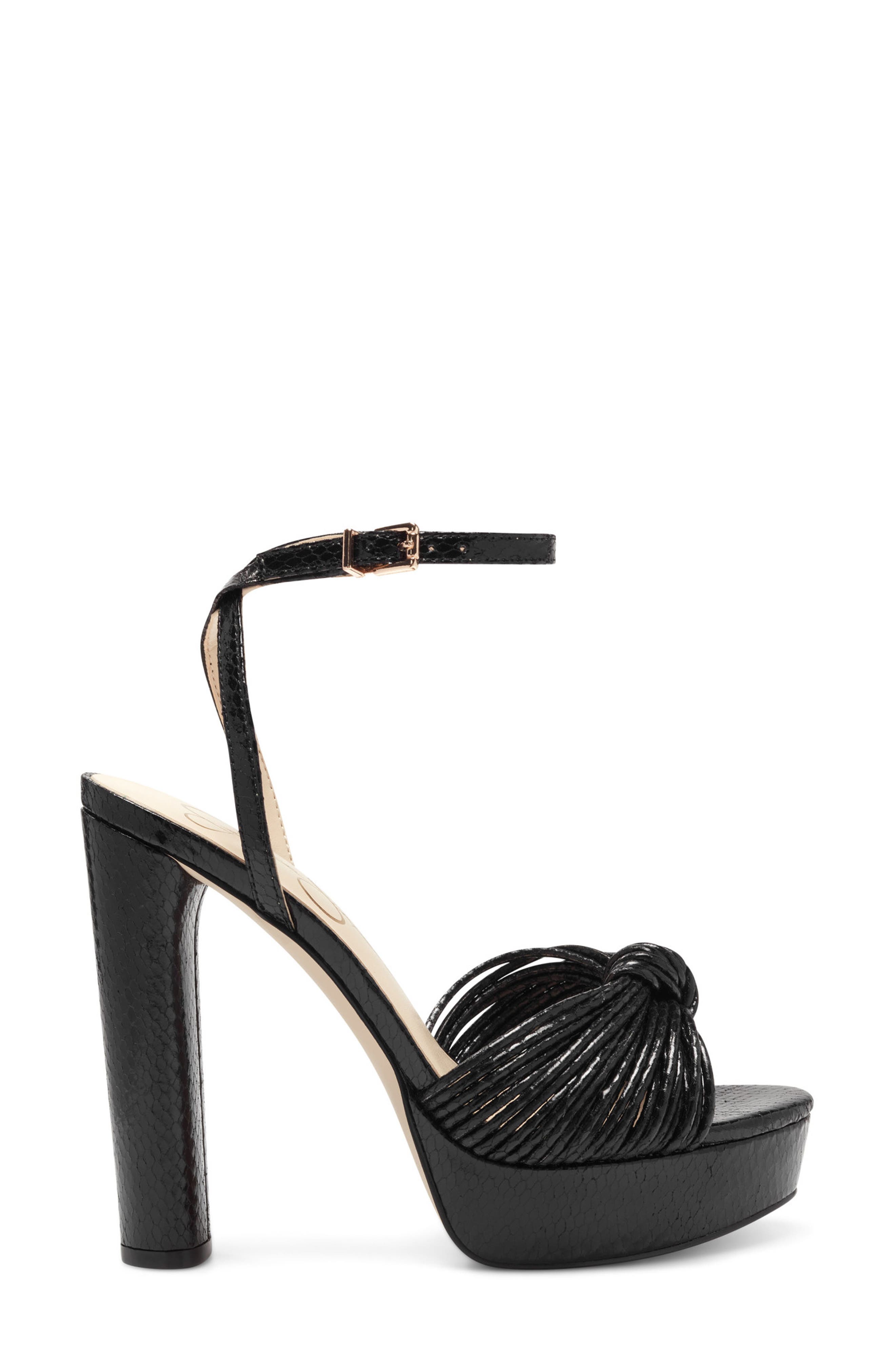 Immie Platform Sandal, Alternate, color, BLACK