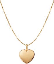 MADE BY MARY Puffy Heart Charm Necklace