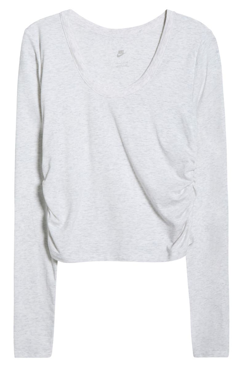 Nike Chill Stretch Cotton Blend T-Shirt, Alternate, color, Birch Heather/ Lt Orewood Brn