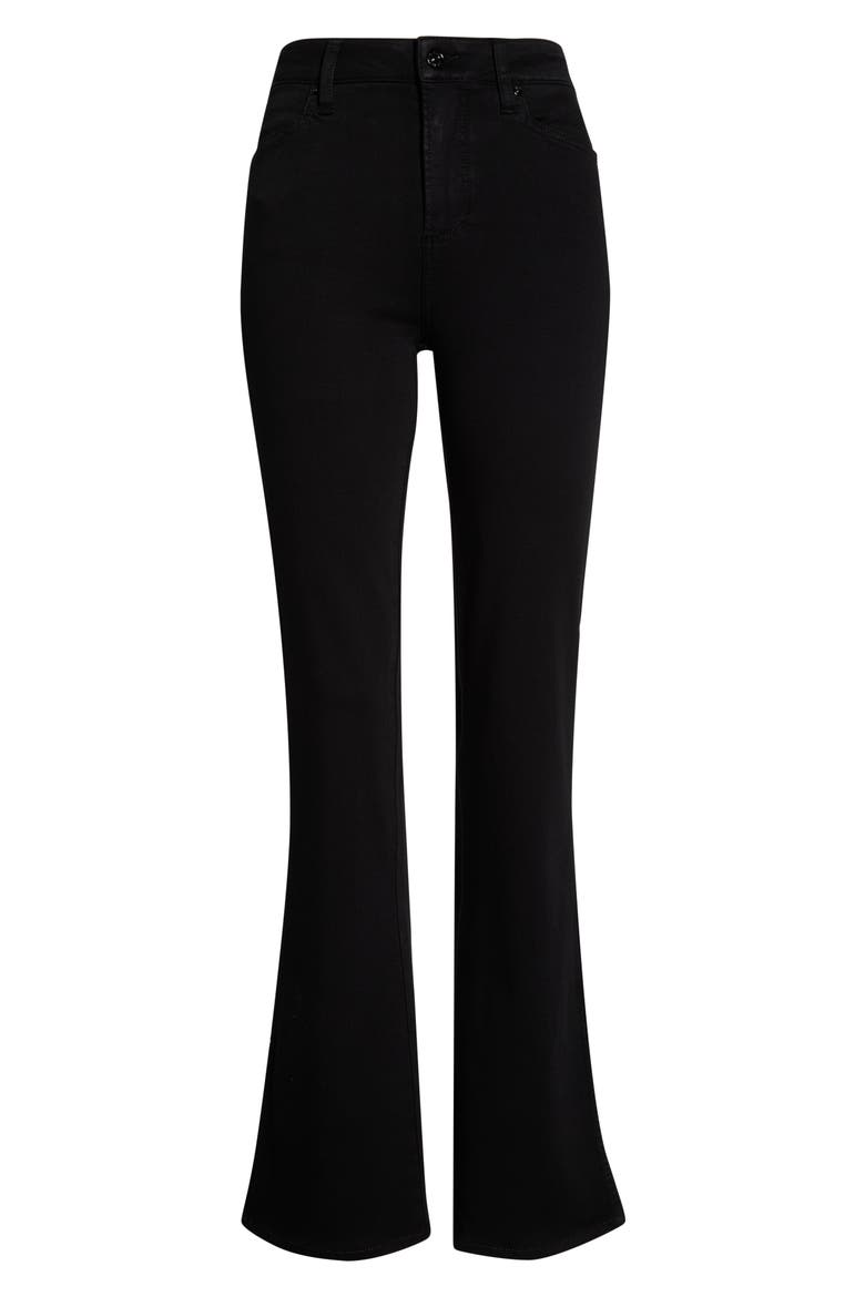 Laurel Canyon High Waist Bootcut Jeans, Alternate, color, BLACK SHADOW