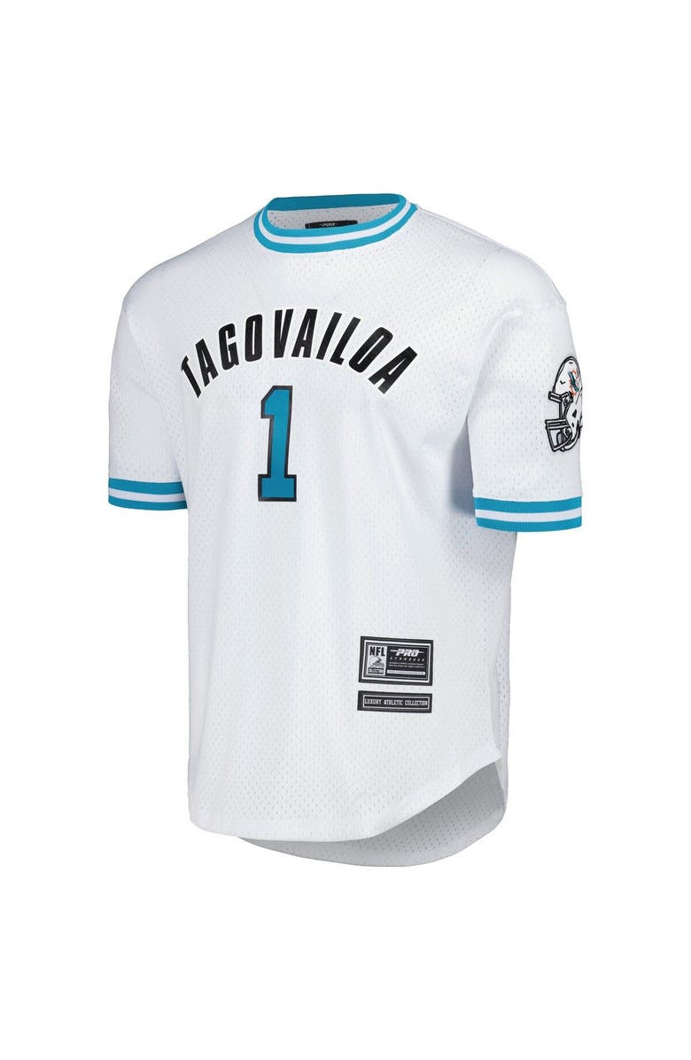 PRO STANDARD Men's Pro Standard Tua Tagovailoa White Miami Dolphins Player Name & Number Mesh T-Shirt, Alternate, color,