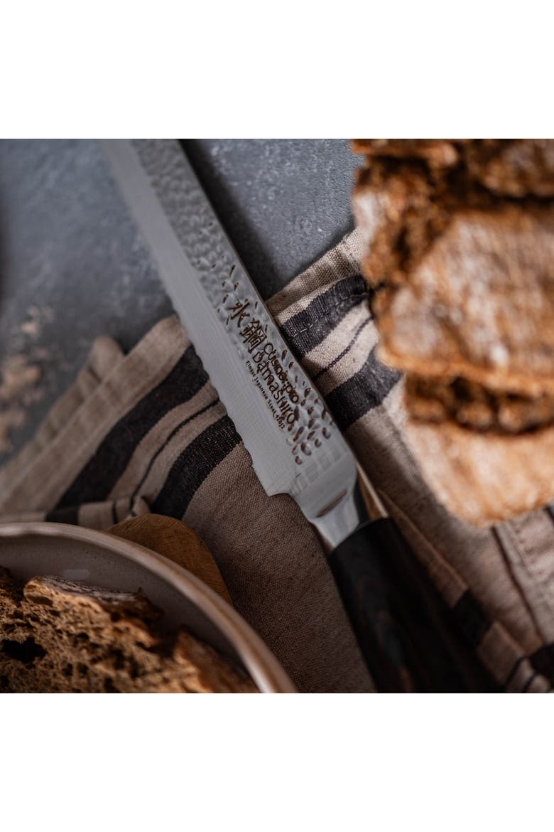 Damashiro EMPEROR® 8" Bread Knife, Alternate, color, Silver