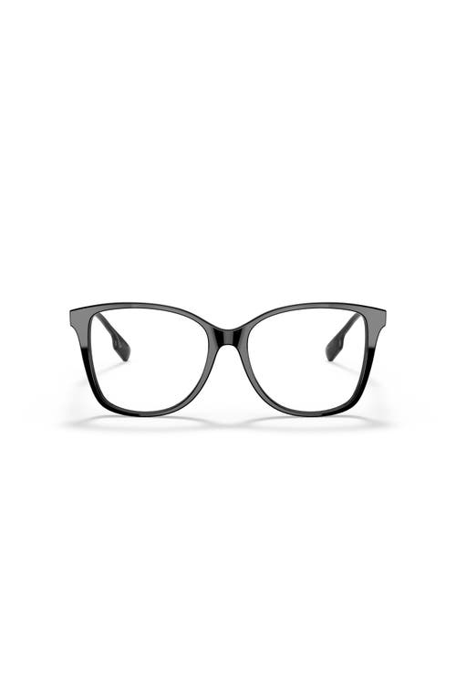 Burberry 54mm Square Optical Glasses In Black