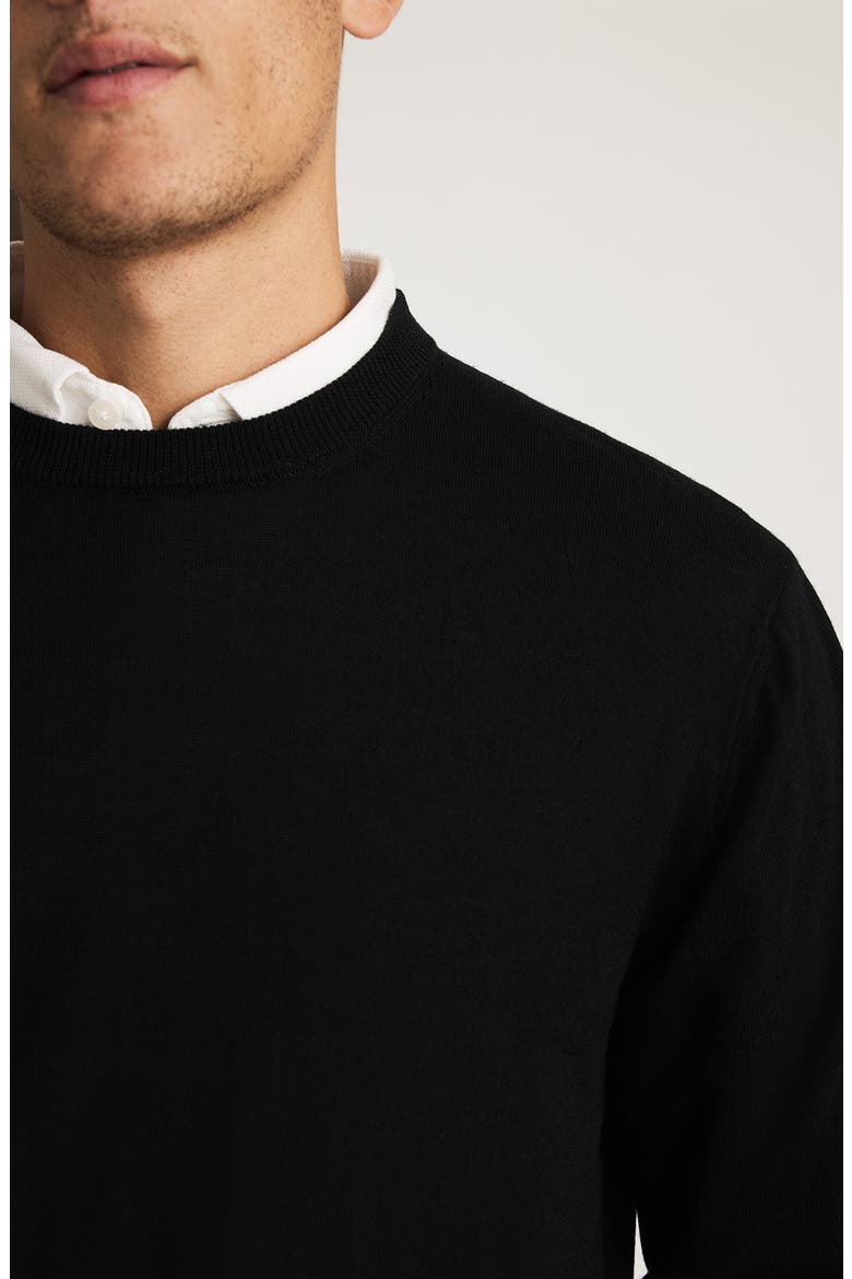 Harmony Wool Sweater, Alternate, color, BLACK