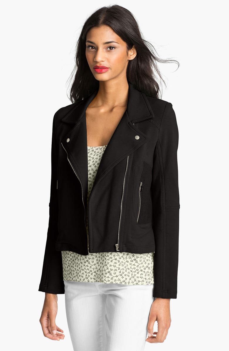 KUT from the Kloth Knit Moto Jacket, Main, color, 