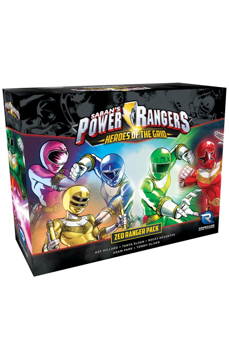 Renegade Game Studios Power Rangers Heroes of The Grid Zeo Ranger Pack, Main, color, Multicolored