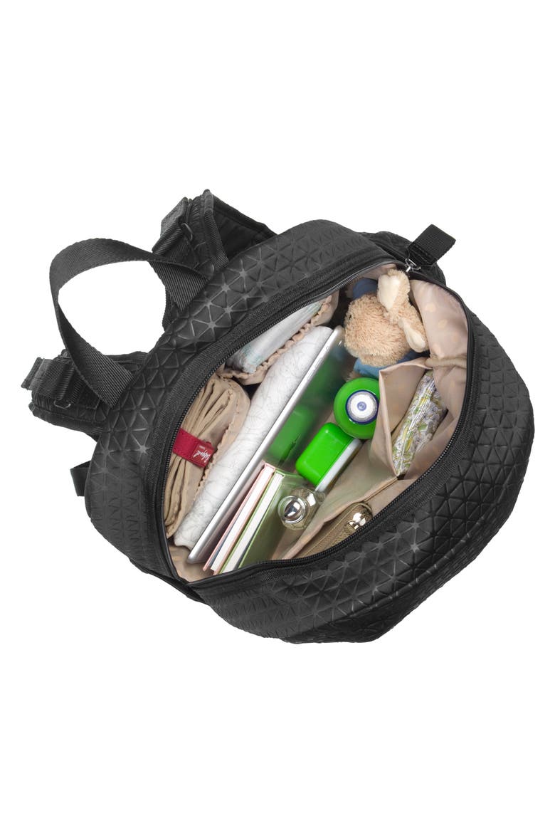 Luna Ultra Lite Diaper Backpack, Alternate, color, BLACK