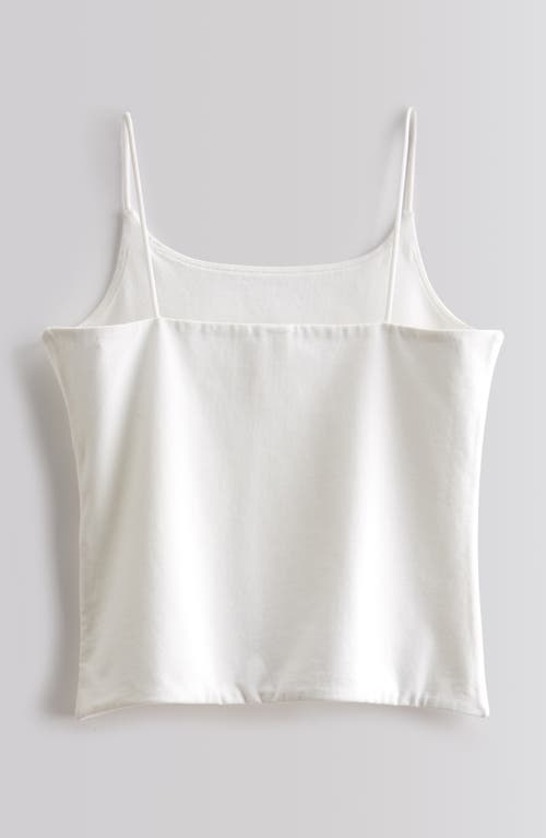 Nordstrom Kids' Core Cotton Camisole In White