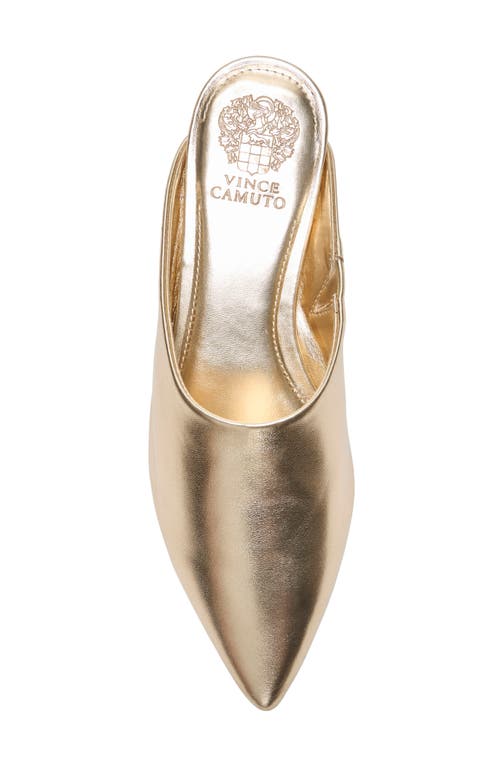 Vince Camuto Arlette Mule In Gold