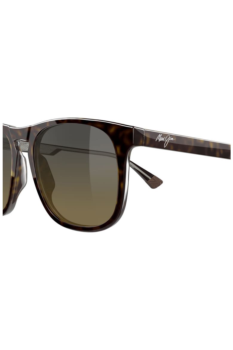 Kupaa 55mm Polarized Keyhole Sunglasses, Alternate, color, BROWN