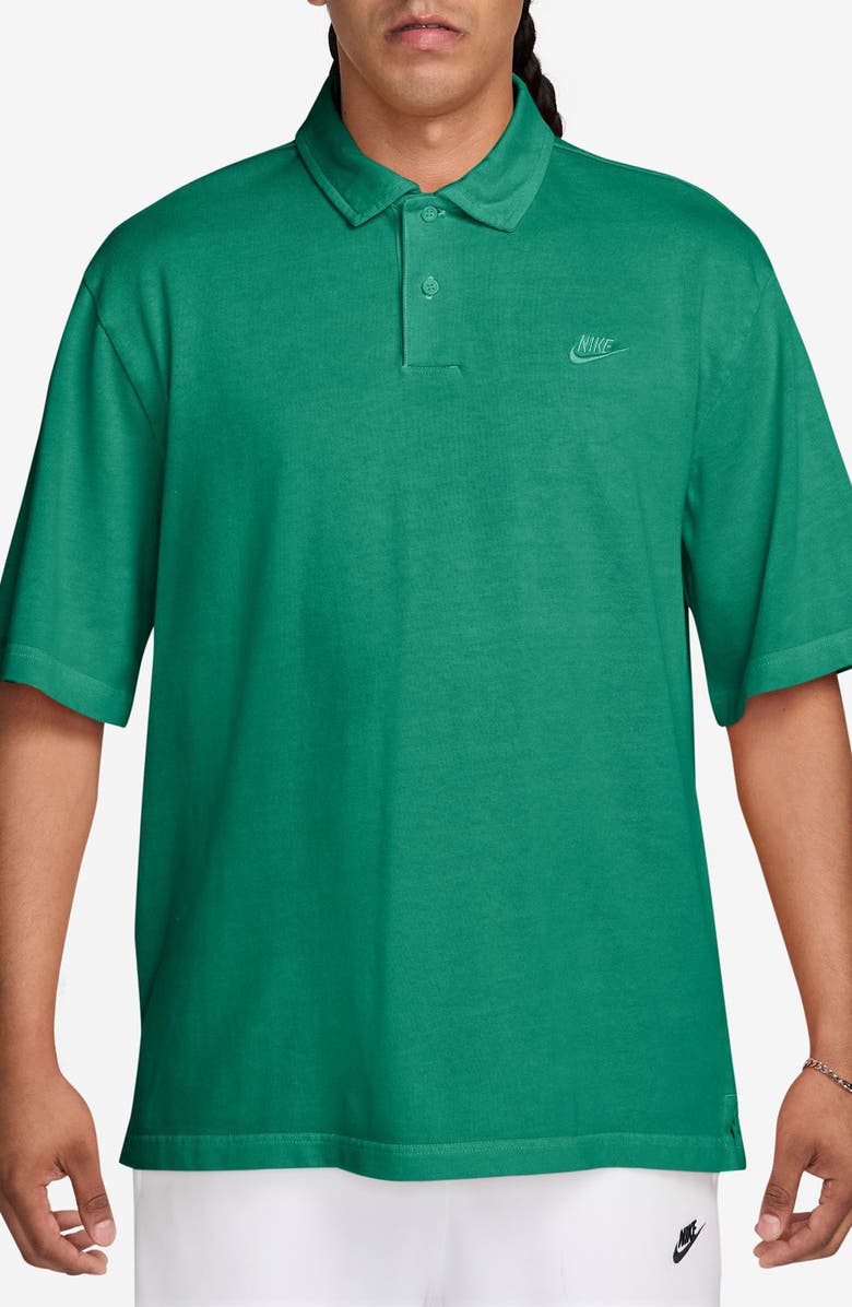 Nike Cotton Jersey Polo, Main, color, Malachite