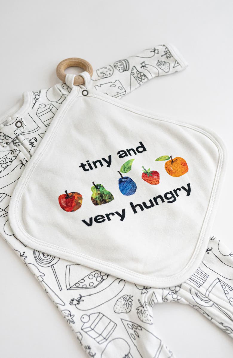 L'ovedbaby x 'The Very Hungry Caterpillar<sup>™</sup>' Lovey Organic Cotton Cloth with Removable Teether Ring, Alternate, color, Fruit