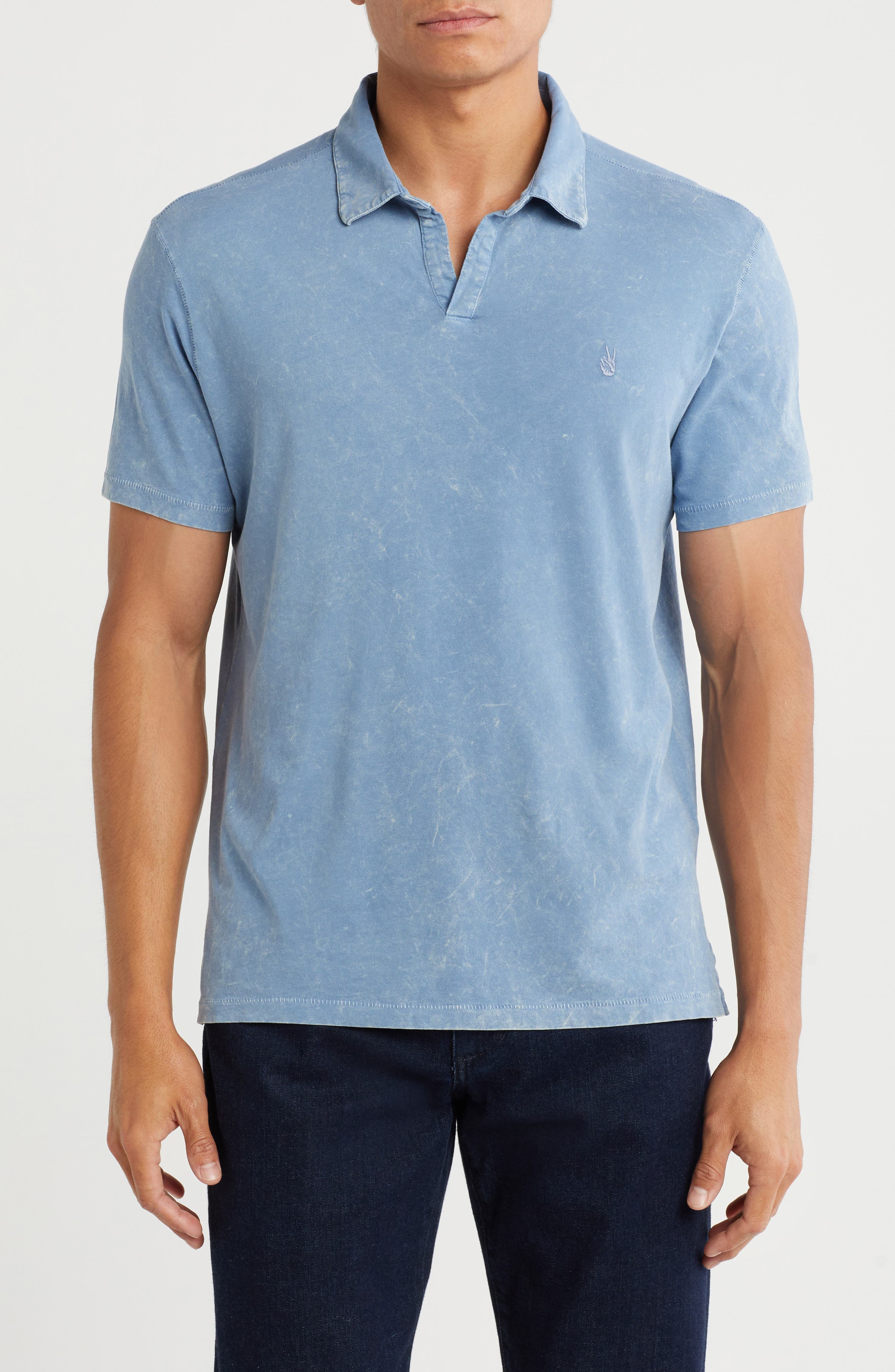 John Varvatos Bodhi Marble Wash Polo