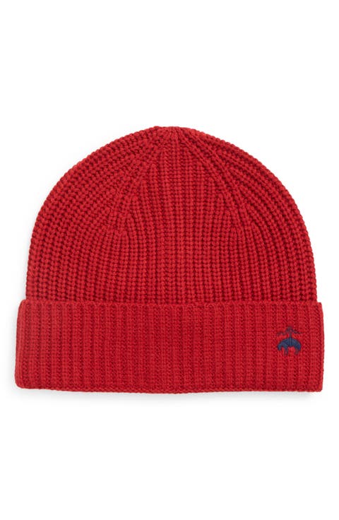 Wool & Cashmere Blend Knit Beanie