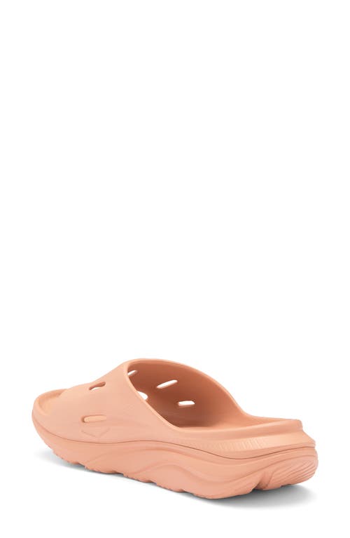Hoka Gender Inclusive Ora Recovery Slide 3 Sandal In Sandstone/sandstone