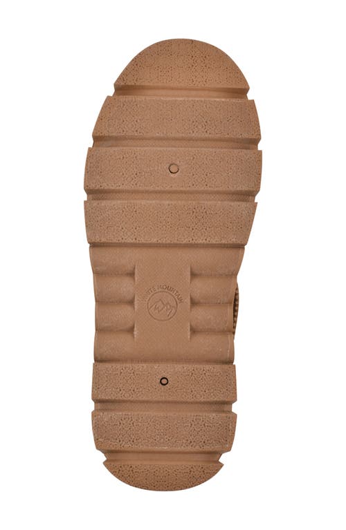 White Mountain Footwear Toree Faux Fur Lined Platform Boot In Brown