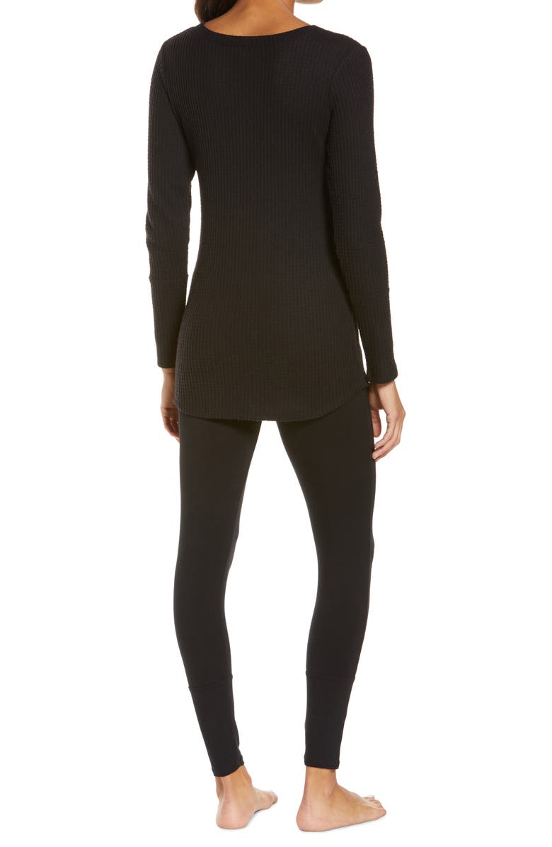 Belabumbum Cozy Maternity/Nursing Henley Pajamas, Alternate, color, 