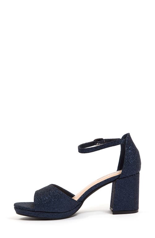 Ninety Union Jassy Block Heel Sandal In Navy