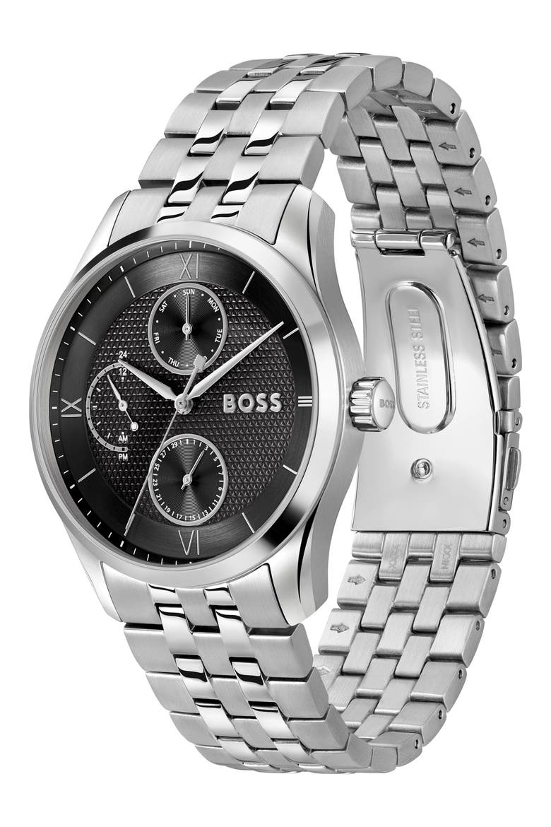 Principle Master Chronograph Watch, 41mm, Alternate, color, BLACK