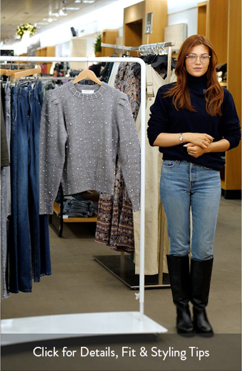 Makena Faux Pearl Sweater, sales video thumbnail