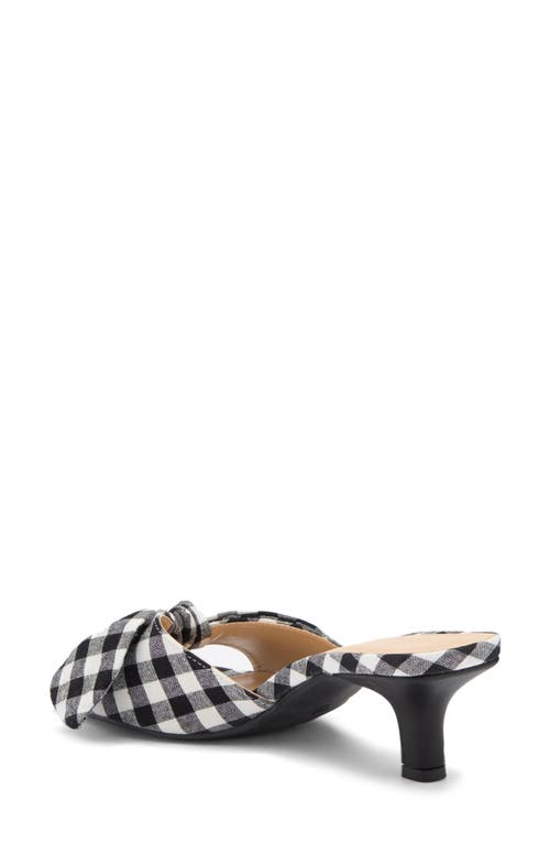Wild Diva Lounge Able Kitten Heel Sandal In Black/white