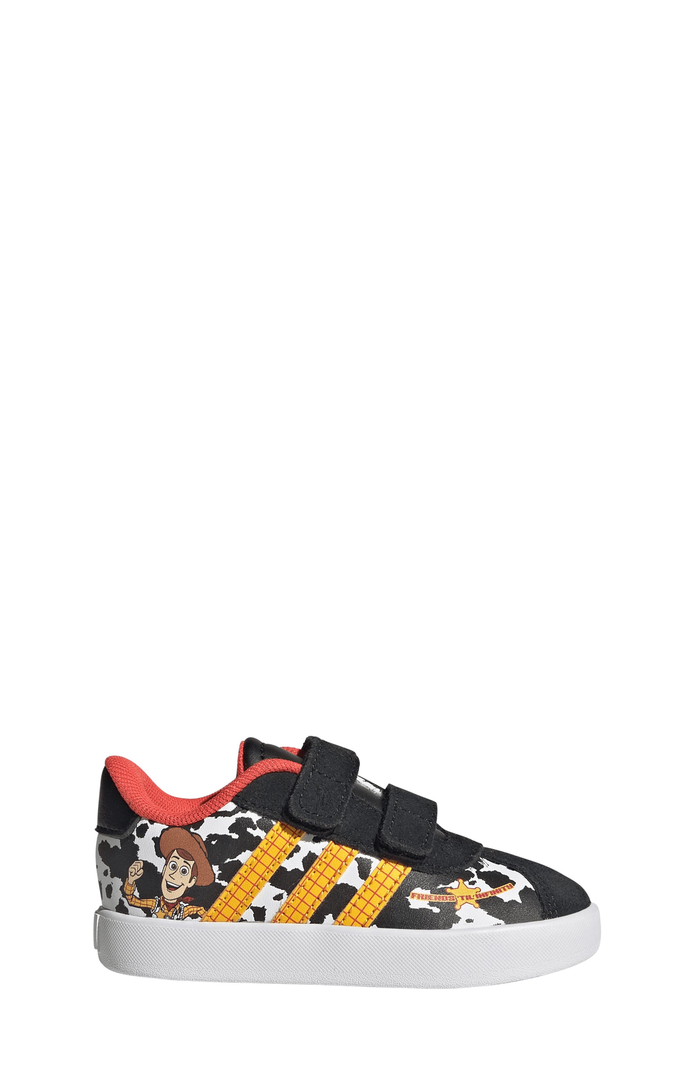 adidas x Toy Story Kids' VL Court Sneaker, Alternate, color, White/ Black