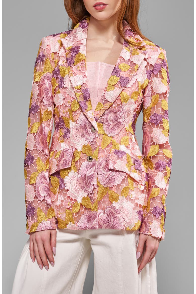 Thalena Blazer, Alternate, color, PINK MULTI