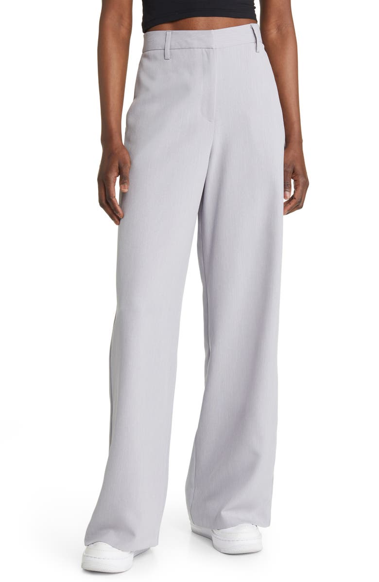 ASOS DESIGN High Waist Wide Leg Pants, Main, color,