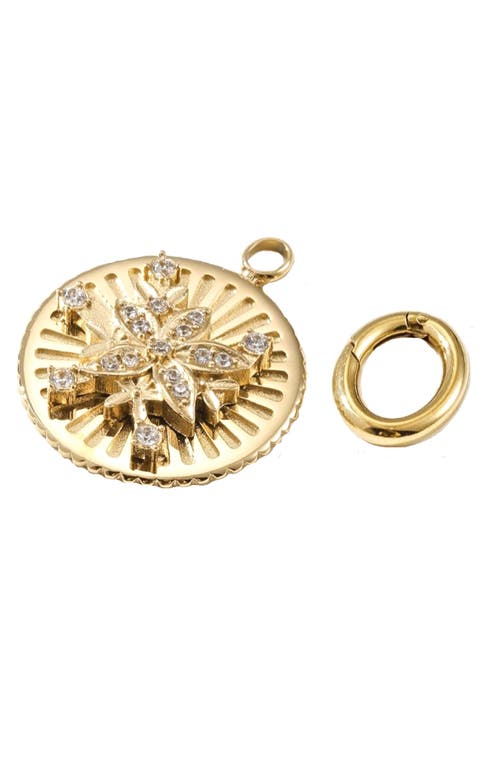 Jane Basch Designs Flower Charm & Connector in Yellow  product