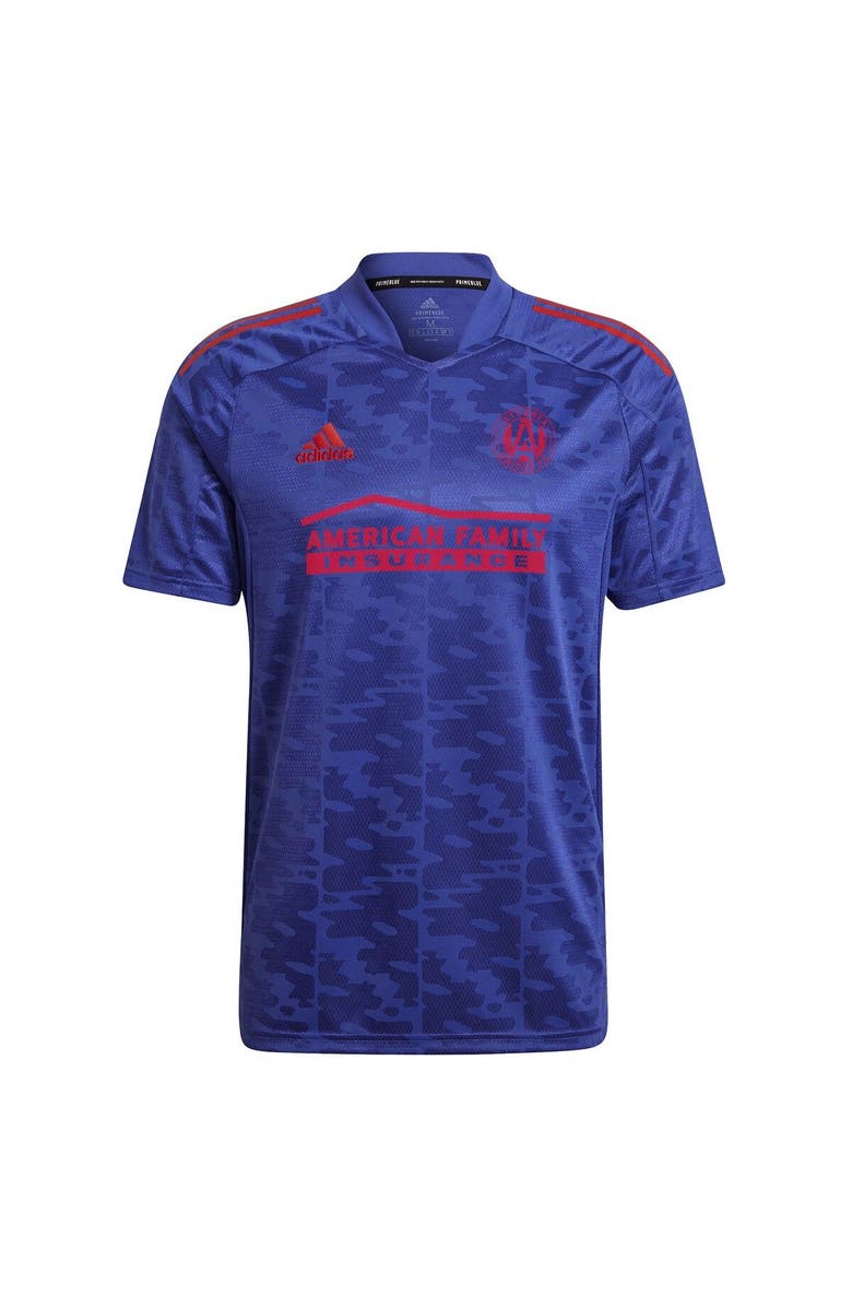 adidas Men's adidas Blue Atlanta United FC 2022 Primeblue Replica Jersey, Alternate, color,