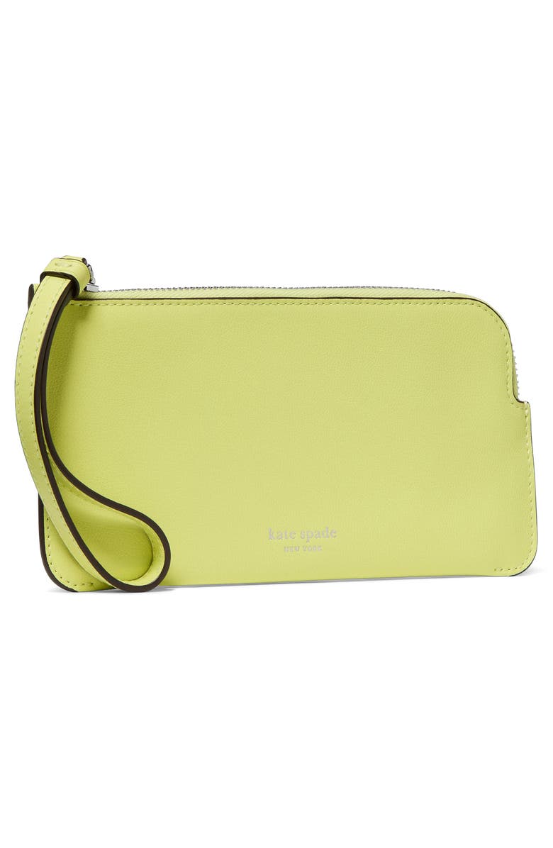 Kate Spade New York small zippy pebble leather wristlet, Alternate, color, Bosc Pear