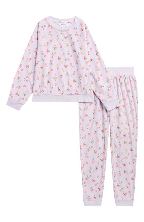 Kids' Snuggle Up Print Lounge Sweatshirt & Joggers Set (Big Kid)