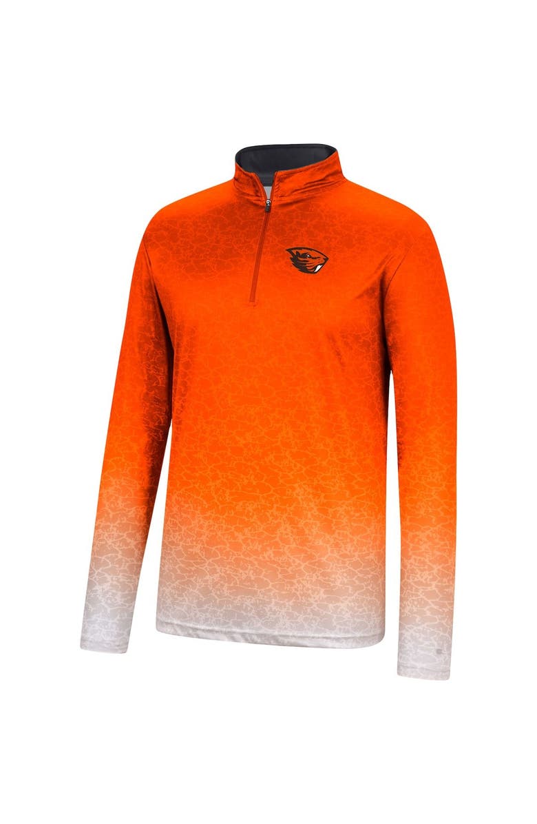 COLOSSEUM Men's Colosseum Orange Oregon State Beavers Walter Quarter-Zip Windshirt, Alternate, color,