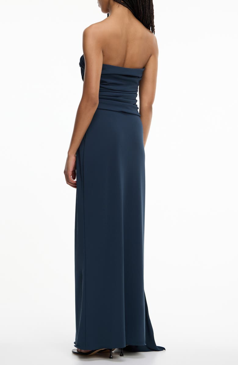 Significant Other Genesis Strapless Gown, Alternate, color, Blue Steel