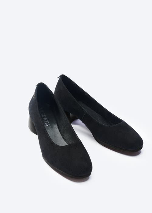 Viscata Milan Suede Heels In Black