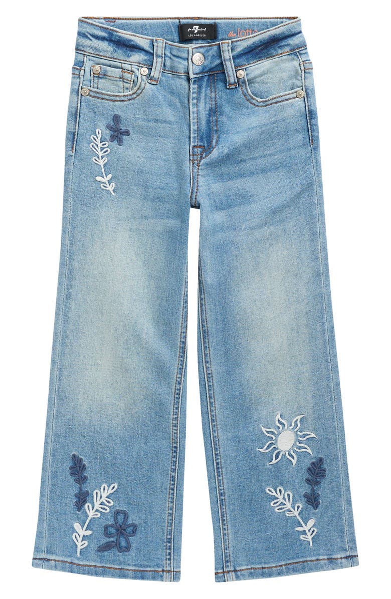 7 For All Mankind Kids' Lotta Wide Leg Jeans, Main, color, Prophecy