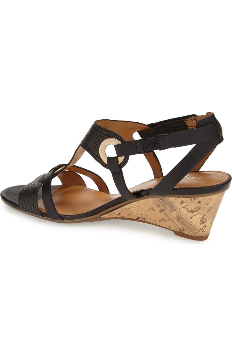 Naturalizer 'Heston' Wedge Sandal, Alternate, color,