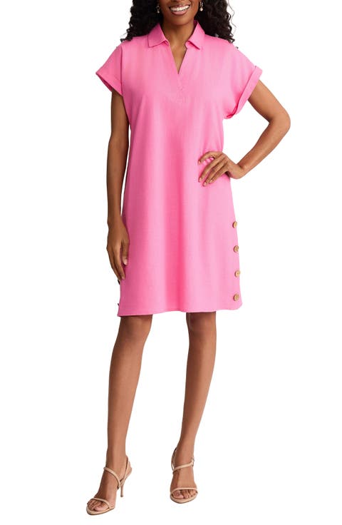 Linen Blend Shift Dress (Regular & Petite)