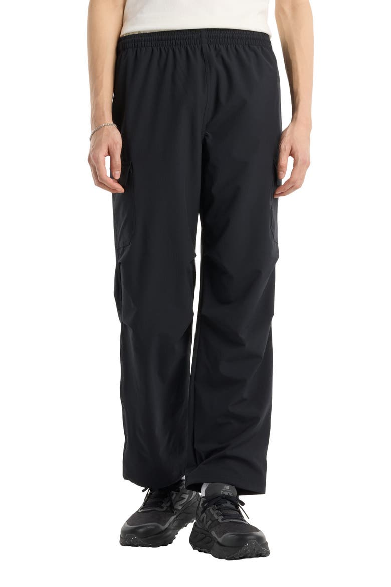 Water Resistant Stretch Ripstop Cargo Pants, Main, color, BLACK