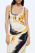 Desigual Printed Scoop Neck Tank