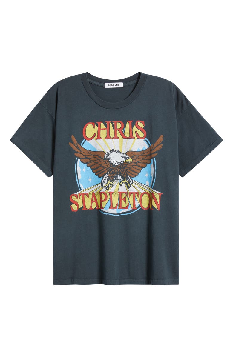 Daydreamer Chris Stapleton Eagle Cotton Graphic T-Shirt, Alternate, color, Vintage Black