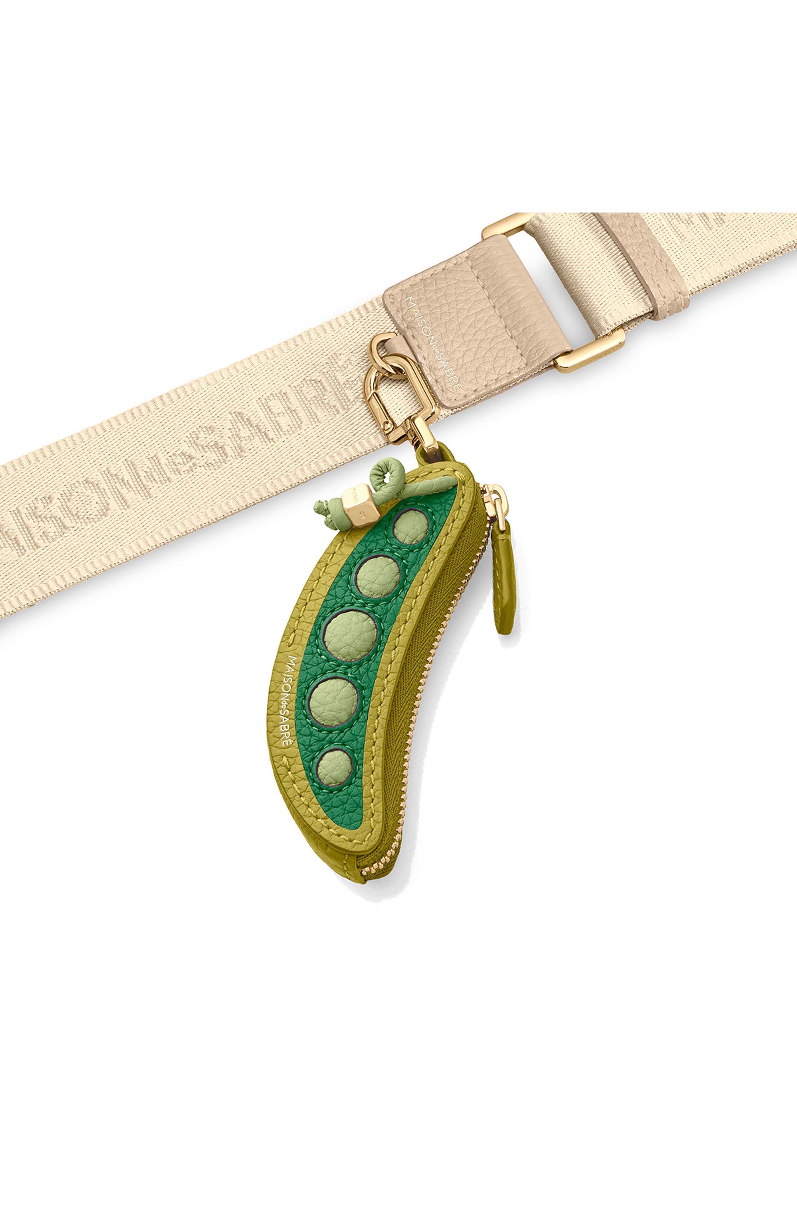 MAISON de SABRÉ The SABRÉMOJI Vegetable Charm, Alternate, color, Snap Peas